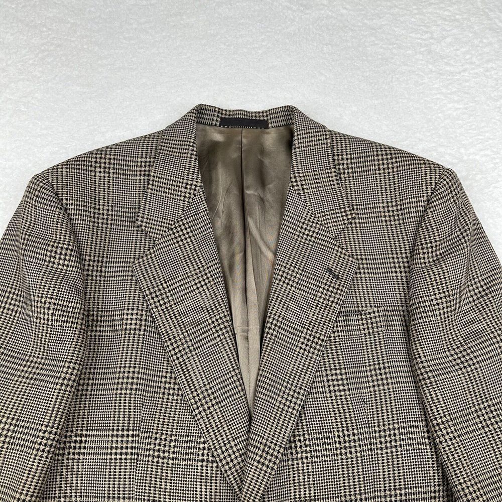 Vintage Givenchy Monsieur Blazer Mens 41R Brown 100% Wool Sports Coat Made USA - Picture 2 of 16